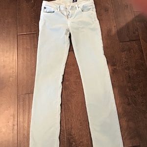 AG Adriano goldschmied green cords, 26r, Stevie